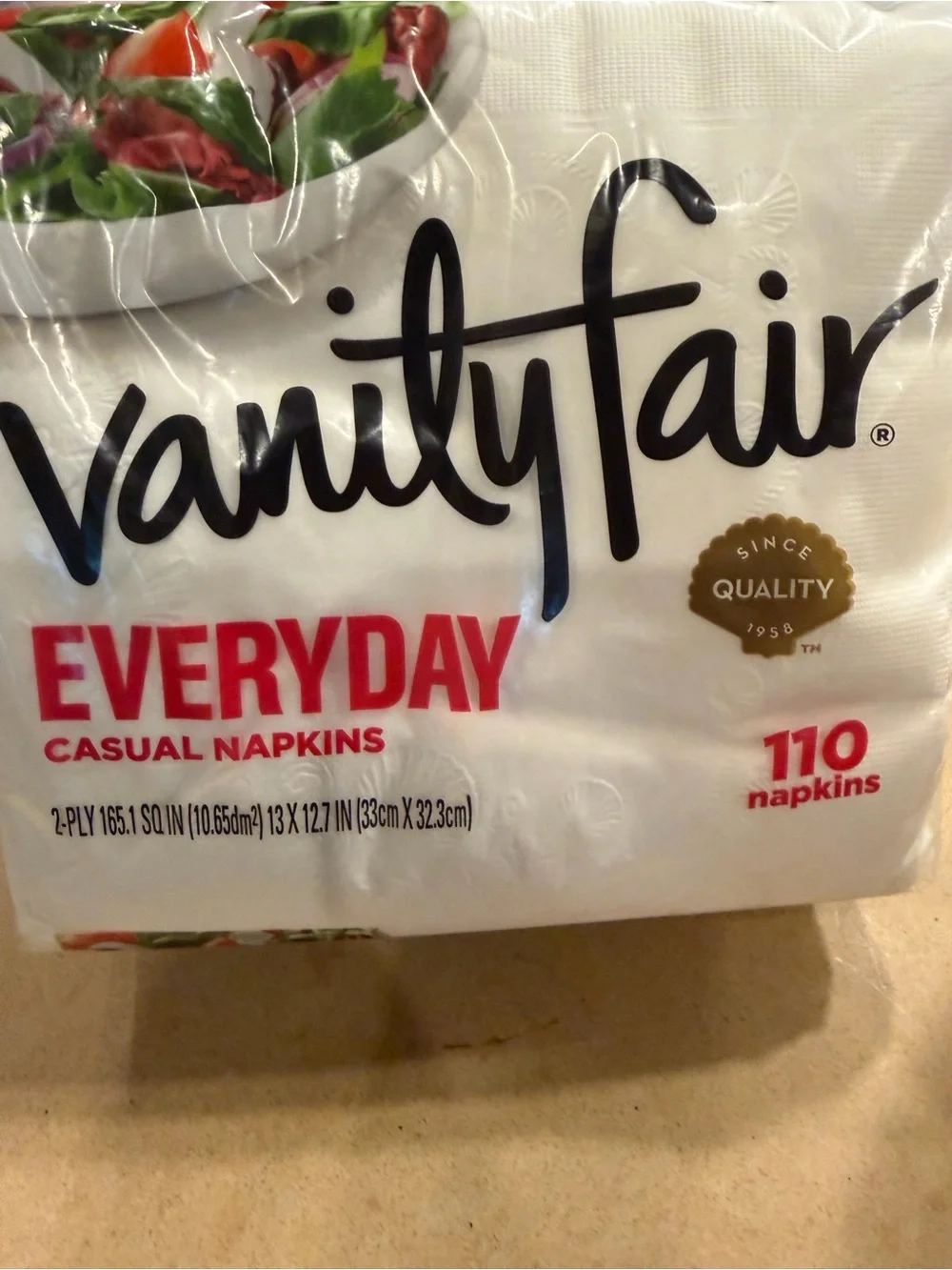 Party Supplies Vanity Fair Luncheon Napkins Bundle of 2